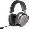 Słuchawki Rampage RETSU Słuchawki bezprzewodowe nauszne BT 2.4G RGB czarne