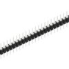 Pin header, 33 pole, pitch 2.54 mm, straight, black, 10040170