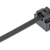 Edge clip, max. bundle Ø 51 mm, PA/galvanized steel, black, (L x W x H) 203 x 14 x 11.9 mm, CMSA12-B2S-D300