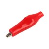 Krokodylek; 27.710.1; czerwony; 36,5mm; zaciskany; stal niklowana; Amass; RoHS
