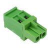 2-Way 5.08mm Vertical Pluggable Terminal Block Green 15A 300V