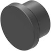 Blind cover, Ø 28 mm, black, 704.960.4