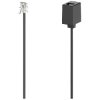 Hama 201110 Phone Cable Extension RJ11 Plug-Socket 6 m Black