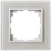 Sentia Ramka pojedyncza szklana biała 1471-62
