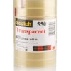 Taśma biurowa, Scotch 550, numer: 550, szer.: 19mm, dł.: 66m, Przezroczysty