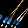 O0360.0,5 Duplex Jumper LC-SC 9/125µ, OS2, LSZH, yellow, 2.0mm, 0,5m