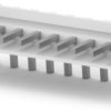 Pin header, 9 pole, pitch 2.5 mm, angled, natural, 440053-9