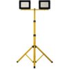 Projektor Led Na Statywie Żółty 2X50w 2X4000lm Ip65 6400K Sl-S04