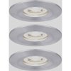 Paulmann 94305 Nova Mini LED Recessed Lights 3-pc Set 4W Aluminium