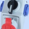 Zestaw instalacyjny L-0-P 16A 5P + 2 x 2P+Z IP54 C16-48.2N 971663