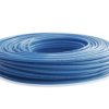 Przewód pneumatyczny PU poliuretanowy kalibrowany, fi 6x4 mm, niebieski (krążek 25 m)