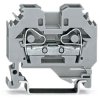 WAGO 282-101 8mm 2-conductor Through Terminal Block Grey AWG 24-10
