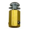 17mm Hex Brass Motor Shaft Hub - 6mm [discontinued]