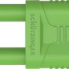Złącze męskie zwierające, bezpieczne Schützinger SKURZ 6100 / 19-4 IG 2MB Ni / GN SKURZ 6100 / 19-4 IG 2MB Ni / GN zielo