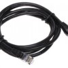 Patchcord RJ45/6/1.5-BLACK 1.5m