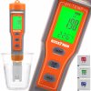 Miernik pH Wody, Tester twardości, Termometr, kwasomierz LED Bigstren 23534, pH-meter