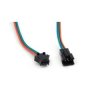Złącze JST SM 3-pin 2,54mm (wtyczka+gniazdo z przewodami 10cm)