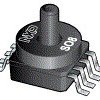 Pressure Sensor, 5V, -25/25kPa, SOP 8, Axial Port