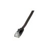 Patchcord płaski UTP 5m Cat.6A czarny