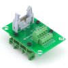 ELECTRONICS-SALON IDC10 Header Interface Module with Simple DIN Rail Mounting feet.