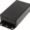 ABS enclosure, (L x W x H) 112 x 62 x 31 mm, black (RAL 9005), IP54, 1591BF2SBK