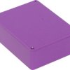 Aluminum die cast enclosure, (L x W x H) 119 x 94 x 42 mm, purple, IP54, 1590BBSPR