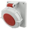 Gniazdo tablicowe skośne, 32A 5p 6h 400V, IP67, zaciski śrubowe, mocow. 77x85 1551