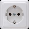 101802000 STANDARD - Earthed contact outlet, Arctic white