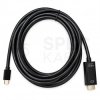 Kabel mini Displayport 1.2 / HDMI 4K@30 (wtyk / wtyk) czarny 3m