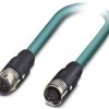 Kabel Ethernet Cat5 długość 2m Z zakończeniem Phoenix Contact