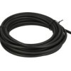 Gniazdo z przewodem; KLS15-M12A-P20-04-PUR-L5.0M-B-U; M12-4p; 4 tory; kątowe 90°; z przewodem 5m; 0,25mm2; 6mm; czarny; IP67; 4A