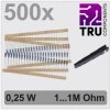 TRU COMPONENTS TC-12888452 Metal film resistor axial lead 0.25W 1% 500 pcs