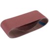 Draper 09256 Cloth Sanding Belt, 100 x 610mm, 120 Grit (Pack of 5)