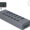 64237 Docking station/port replicator, USB Type-C, with switches