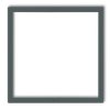 DECO Ramka wypełniająca 1 pojedyncza grafitowy mat 28DRW-1 KARLIK