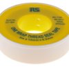 Taśma teflonowa szerokość 12mm długość 5m grubość 0.2mm Biały RS PRO