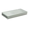 50x20x6mm Extruded Aluminum Heat Sink - Silver - Cooling Radiator