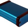 Aluminum enclosure, (L x W x H) 80 x 54 x 23 mm, blue, IP54, 1455C801BU