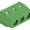 Łączówka; DG127-5.0-03P; AK127; 3 tory; R=5,00mm; 10mm; 12A; 300V; przewlekany (THT); proste; winda; otwór kwadratowy; śruba mas
