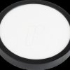 ELED300307 LED CCT panel, recessed/surface-mounted, black, dimmable, 12 W,