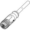 Sensor actuator cable, M12-cable socket, straight to open end, 5 pole, 3 m, PUR, black, 21347500568030