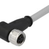 Złącze M8 żeńskie kątowe 0,5m 4pin 21348300481005