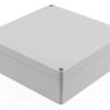 ABS enclosure, (L x W x H) 180 x 180 x 60 mm, light gray (RAL 7035), IP66, 1554WGY