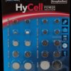 1516-0003 Button cell set, 24-piece, lithium/alkaline