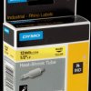 18056 DYMO IND heat-shrink tubing 12 mm black/yellow