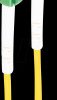 BS07-100012 FO patch cable, simplex, LC / LC, APC, 9/125µ, OS2, yellow, 0.5m
