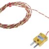Termopara z odsłoniętym złączem K średnica 7/0.2mm długość 2m -75°C do +250°C Wtyk miniaturowy RS PRO