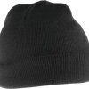 Czapka wywijana Czapka Akryl Czarny RS PRO