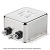Filtr EMI 1 A FN2010 1-fazowy 1 mΩ 250V ac/dc 0Hz, 400 Hz 12 mH Schaffner Fast-On Montaż w obudowie