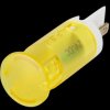 QS101XXY24 Indicator LED, 24 V DC, 10 mm, FASTON, yellow